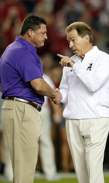 No. 1 Alabama at No. 4 LSU should change playoff picture